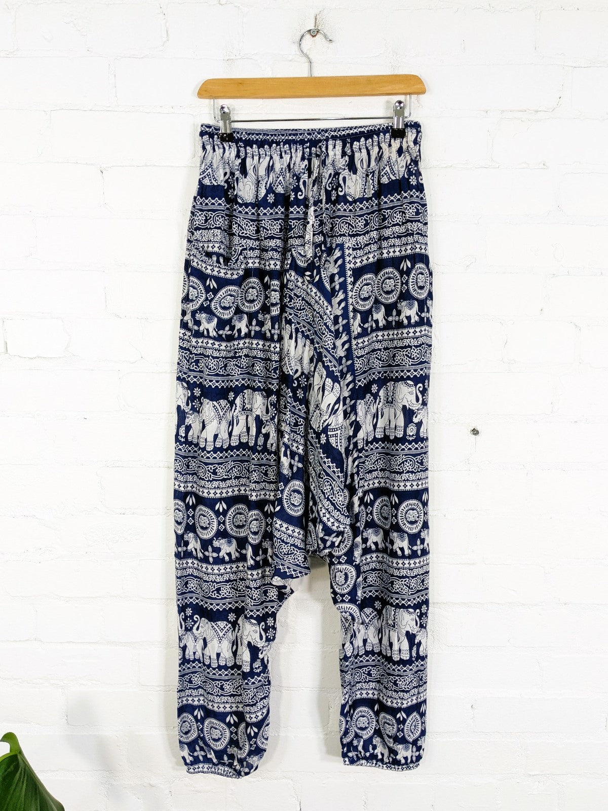 Elephant Print Afghani Trousers
