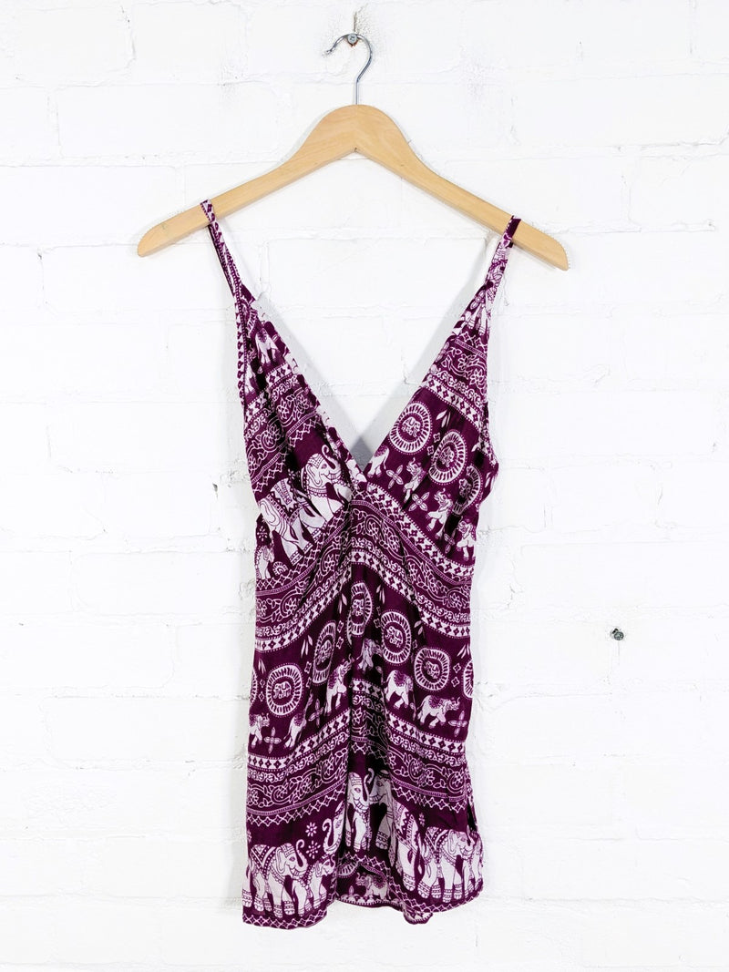 Elephant Print Vest