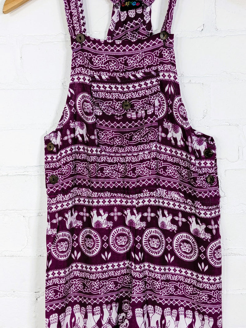 Elephant Print Dungarees