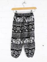 Kids Elephant Print Harems