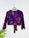 Bold Print Tie Top