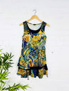 Floral Print Short Sleeveless Dress