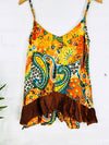 Floral Print Vest