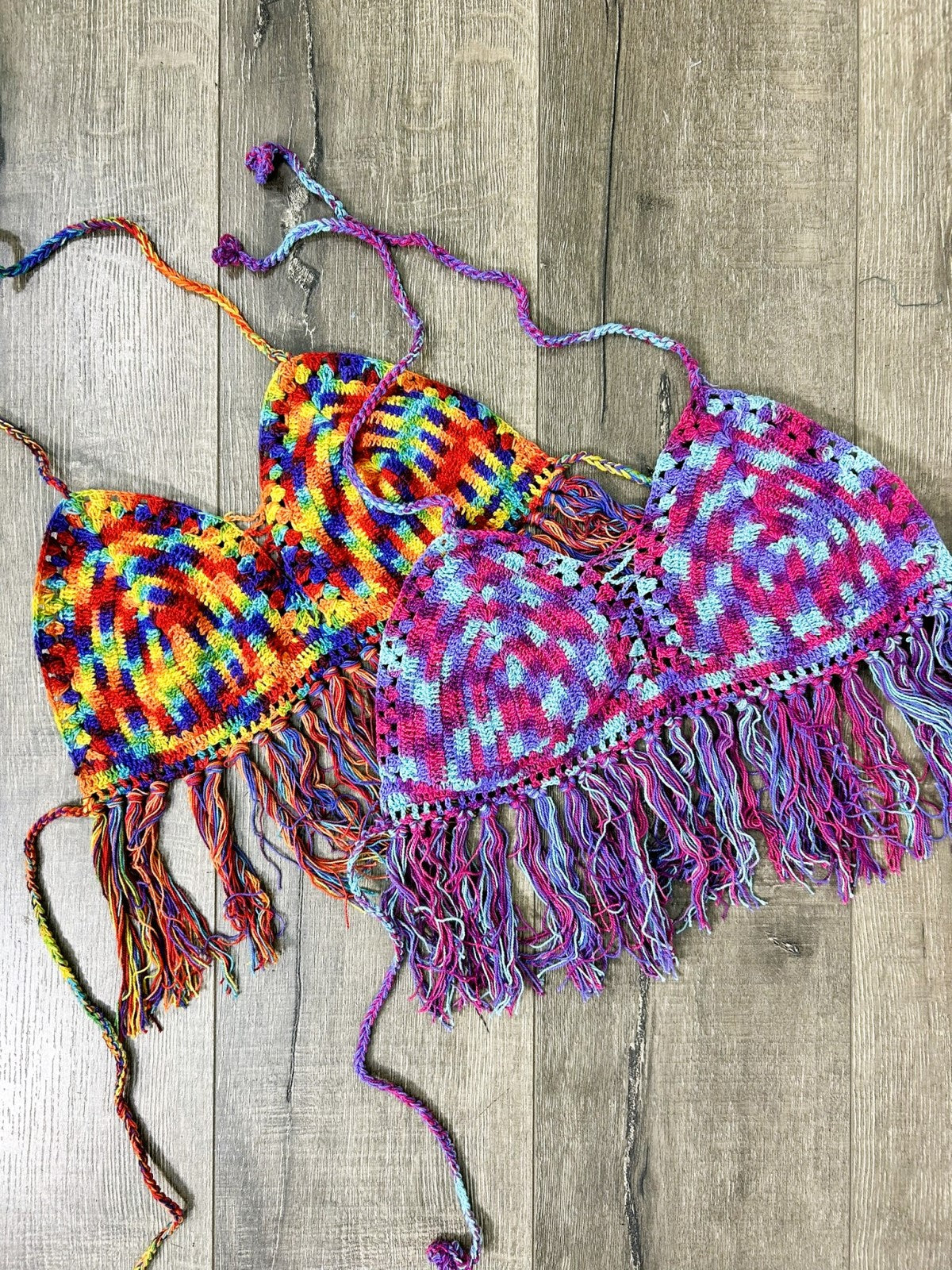 Crochet Bralette With Fringing