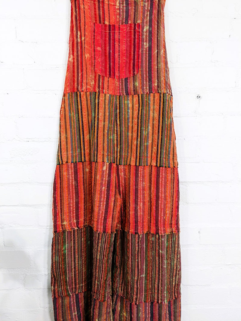 Long Wide Leg Dungarees