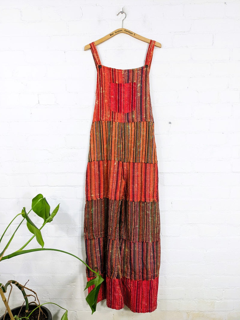 Long Wide Leg Dungarees