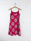 Daisy Print Short Strappy Dress