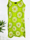 Daisy Print Short Strappy Dress