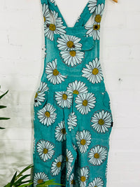 Daisy Print Dungarees