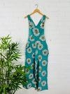 Daisy Print Dungarees