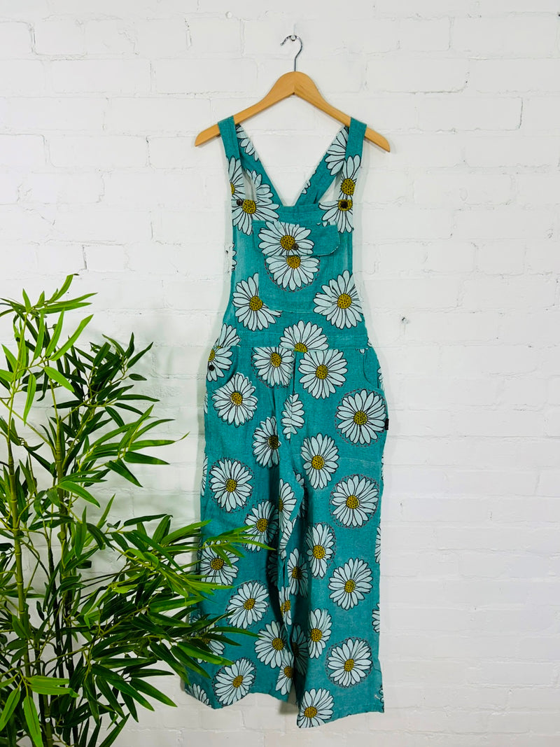 Daisy Print Dungarees