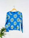 Daisy Print Long Sleeve T-Shirt