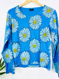 Daisy Print Long Sleeve T-Shirt