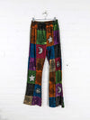Patchwork Straight Leg Trousers