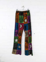 Patchwork Straight Leg Trousers
