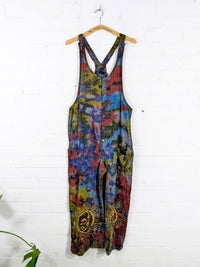 Tie Dye Long Dungarees