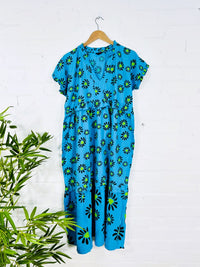 Short Sleeve Long Dress
