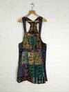Multi Dungaree Dress