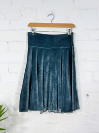 Velvet Short Skirt