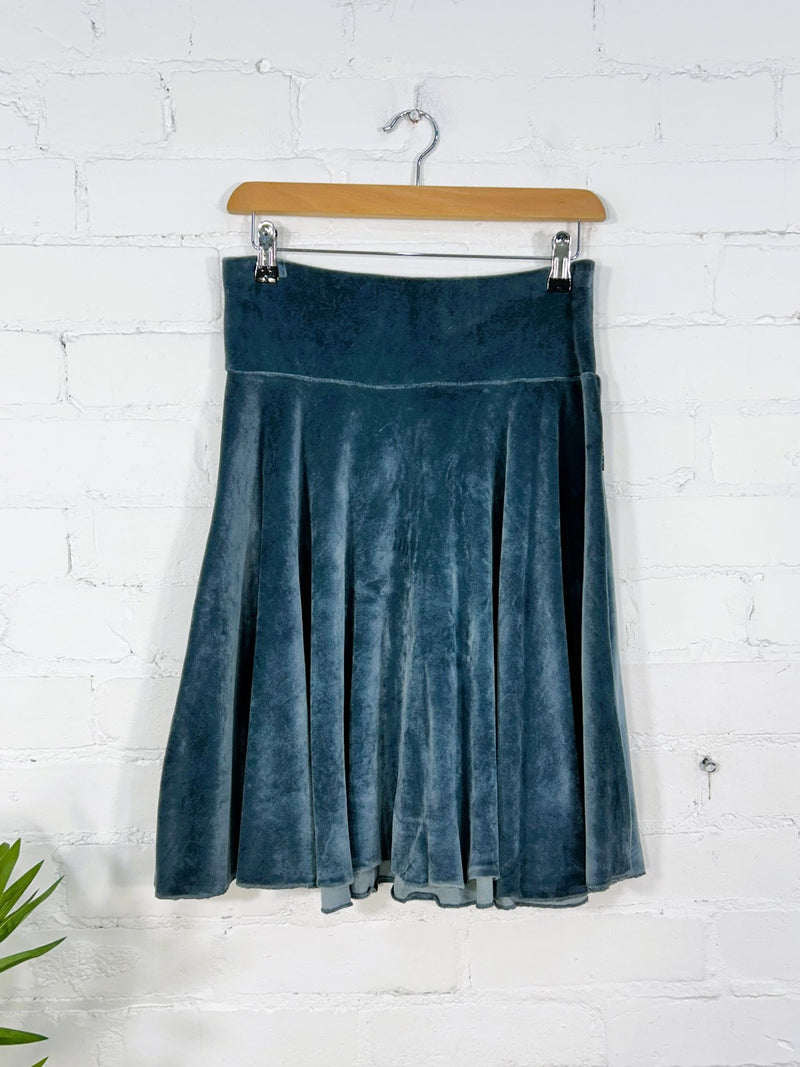 Velvet Short Skirt