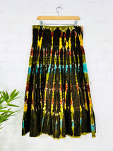 Corduroy Long Tie Skirt