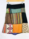 Multi Patchwork Short Skirt