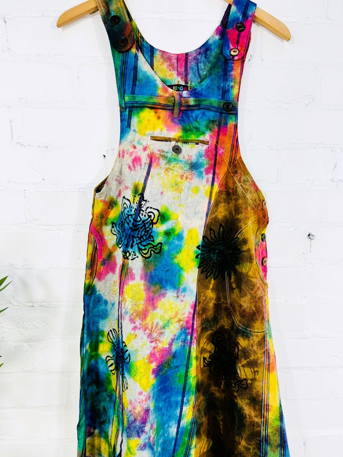 Tie Dye Sleeveless Midi Dress – Gringo Fairtrade Tie Dye Sleeveless Midi Dress – Gringo Fairtrade