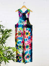 Tie Dye Long Straight Dungarees