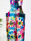 Tie Dye Long Straight Dungarees