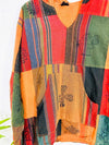 Patchwork Hood Top