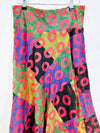 Multi Patch Screen Print Midi Skirt