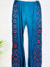 Circle Print Long Trousers
