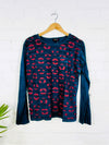 Circle Print Long Sleeve T-Shirt