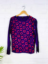 Circle Print Long Sleeve T-Shirt