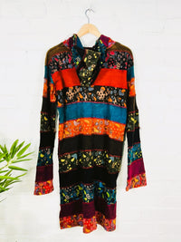 Long Zip Hooded Jacket