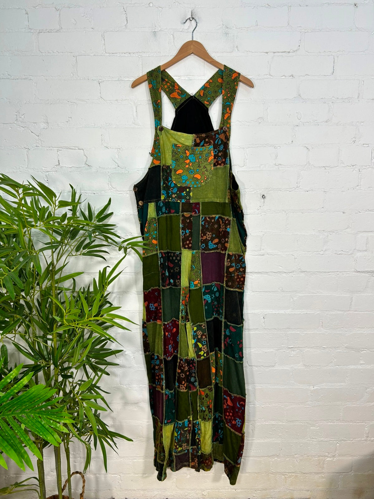 Long Straight Dungarees