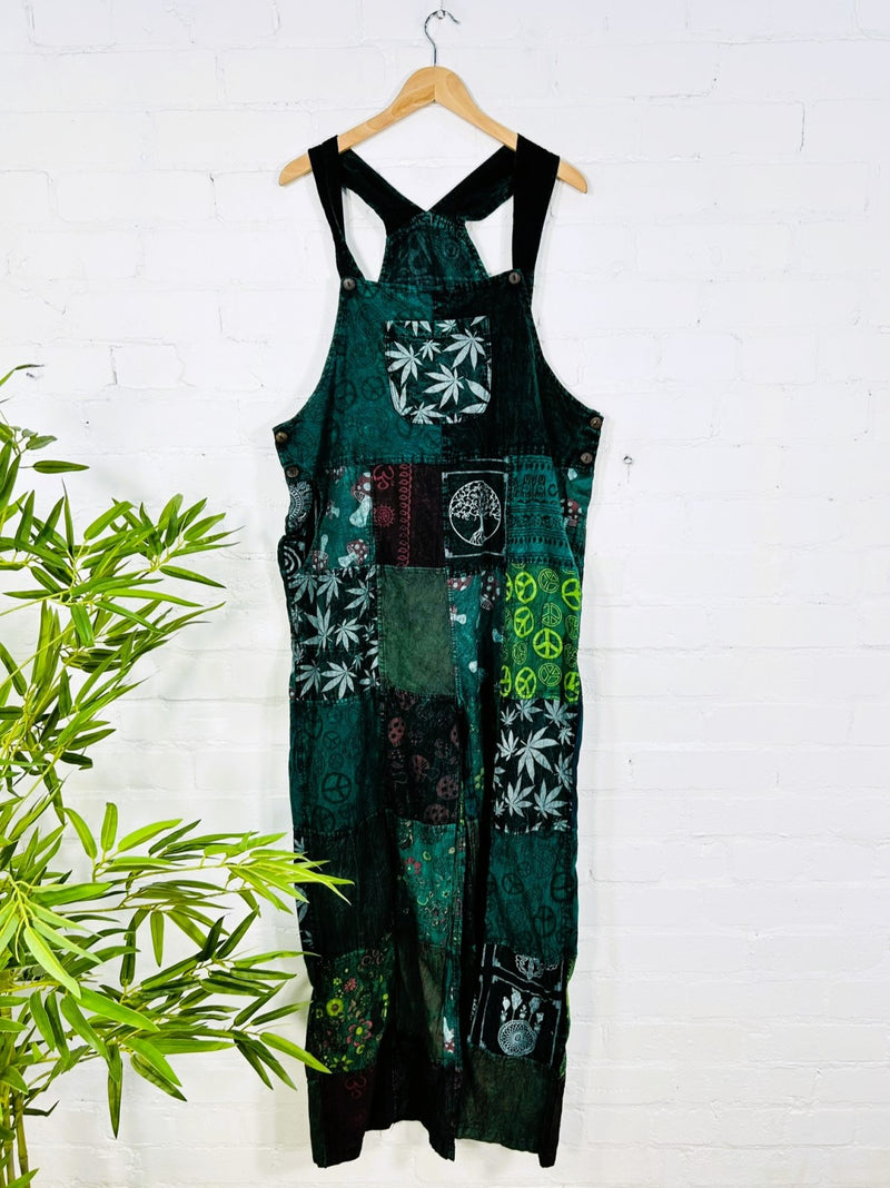 Long Straight Dungarees