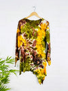 Tie Dye Long Sleeve Short Dress