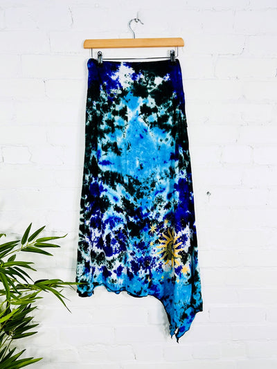 Tie Dye Midi Skirt