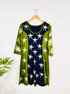 Star Long Sleeve Short Dress
