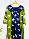 Star Long Sleeve Short Dress
