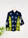 Star Lined Zip Hood Top
