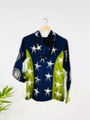 Star Lined Zip Hood Top