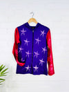 Star Zip Hood Top