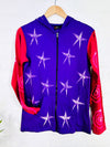 Star Zip Hood Top