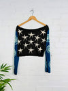 Star Long Sleeve Cropped T-Shirt