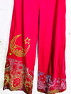 Moon Print Wide Trousers