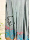 Moon Print Wide Trousers
