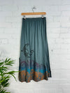 Moon Print Midi Skirt