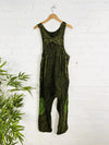 Yin Yang Print Long Dungarees